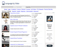 Tablet Screenshot of languagebyvideo.com